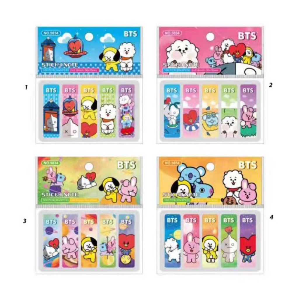 

Sticky Note/Pembatas Buku/Kertas/Belajar/Sekat/Sekolah