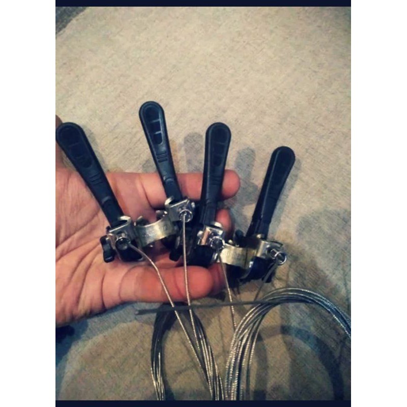 NOS Shifter balap jadul vintage klasik viroke shimano 7 - 9 speed