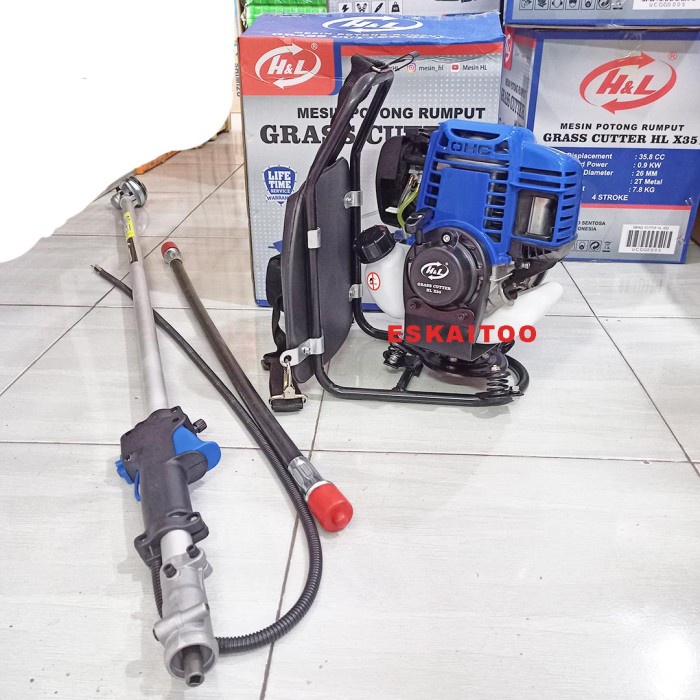 Mesin Potong Rumput 4 Tak HL X35 Mesin Babat Rumput H&L GX 35