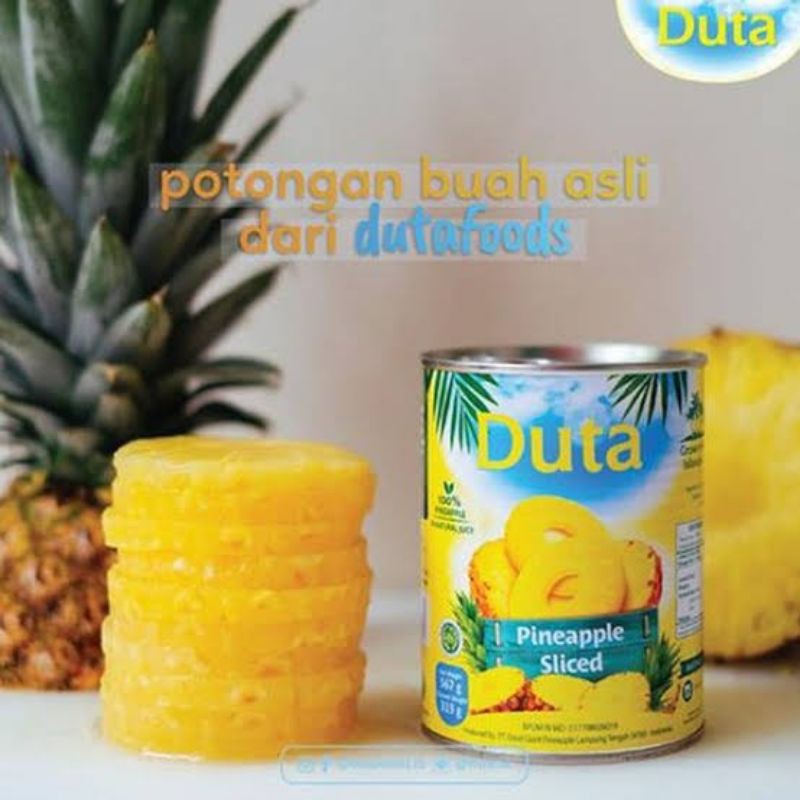 

DUTA PINEAPPLE SLICE/NANAS POTONG 567GR