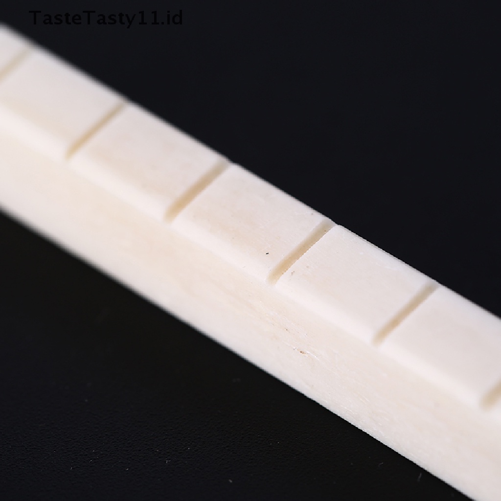 Set Saddle Dan Nut Gitar Klasik 6 Senar Warna Putih