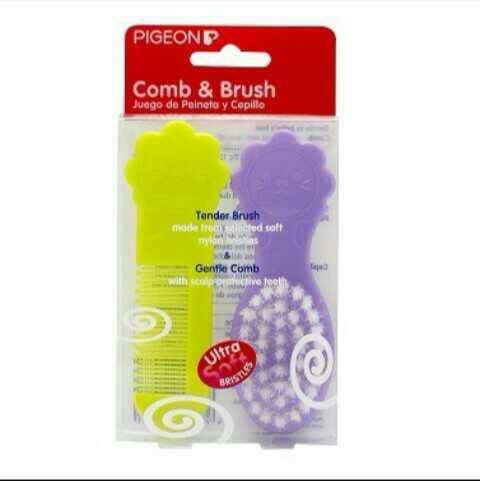 Pigeon Comb and Hair Brush Set / Sisir Bayi