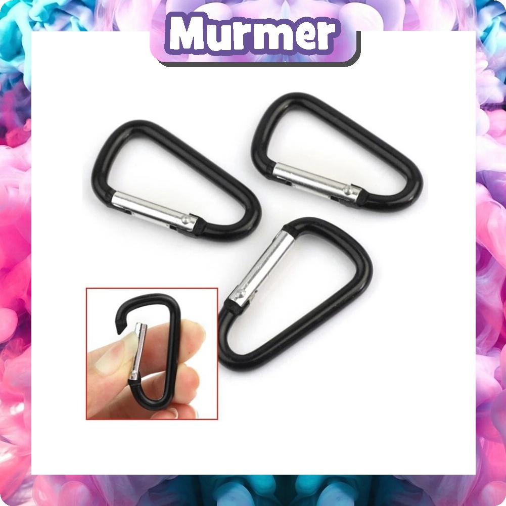 MurmerOfficial  R527 Gantuan Simple Murah Carabiner Karabiner Gantungan Kunci Aluminium Alloy