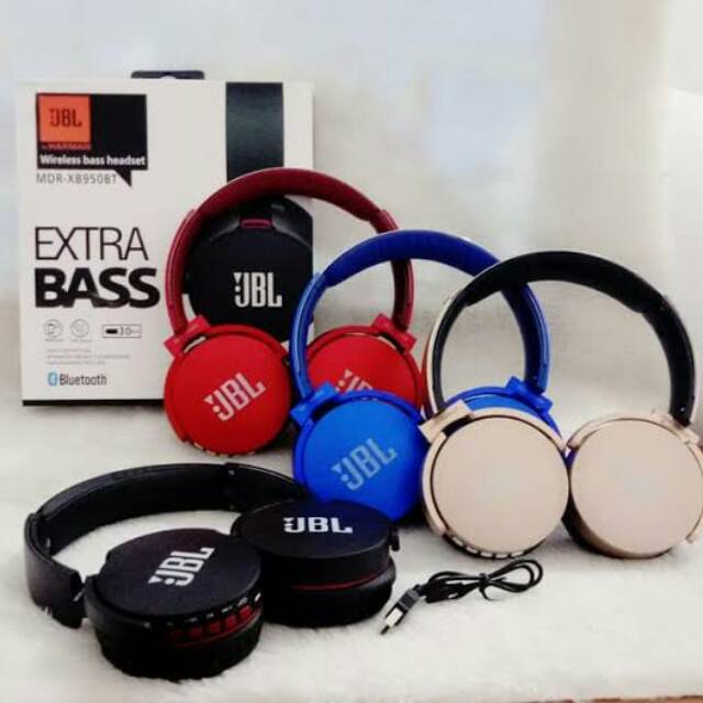 JBL JB-950 JB950 Headphone Headset Bluetooth Wireless Keren Gaul Gaya