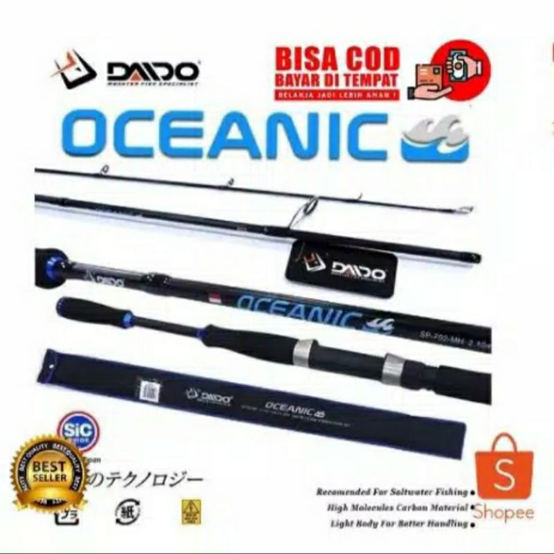 Joran Pancing Laut | Murah DAIDO OCEANIC [Carbon] Panjang 210-300cm