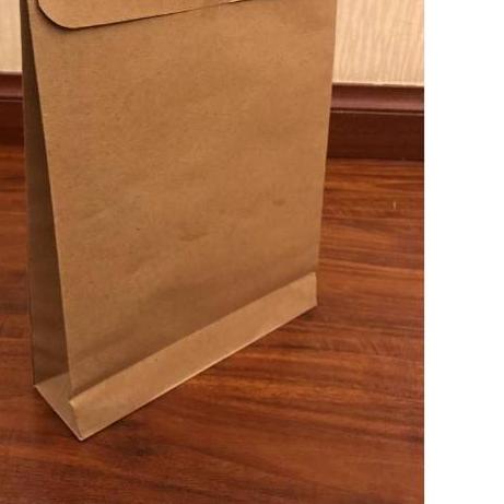 

✽ Paperbag Amplop M 22x6x31 Tas Kertas Tutup Kraft paper ☝