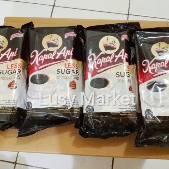 

r0eree Kopi Kapal Api Special Mix Less Sugar 10Sachet Ds20X11