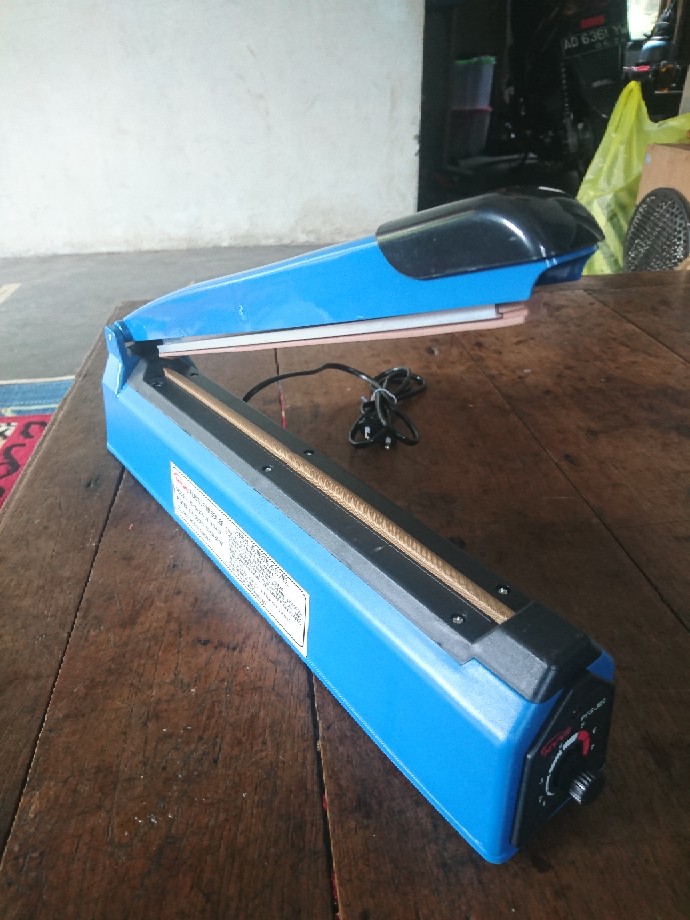 Pres Plastik Impulse Sealer Pfs 300 Alat Mesin Press Plastik 30 Cm