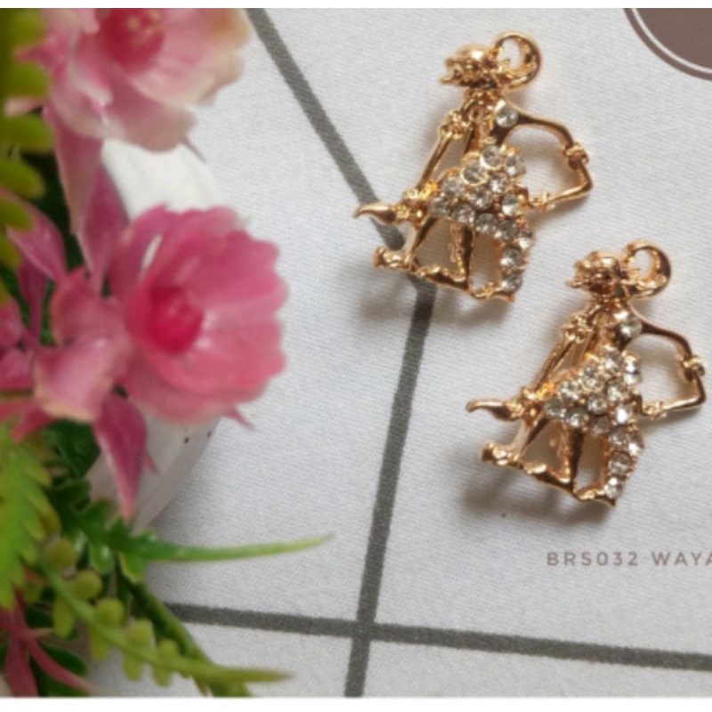 Bros gold wayang Srikandi dan janaka