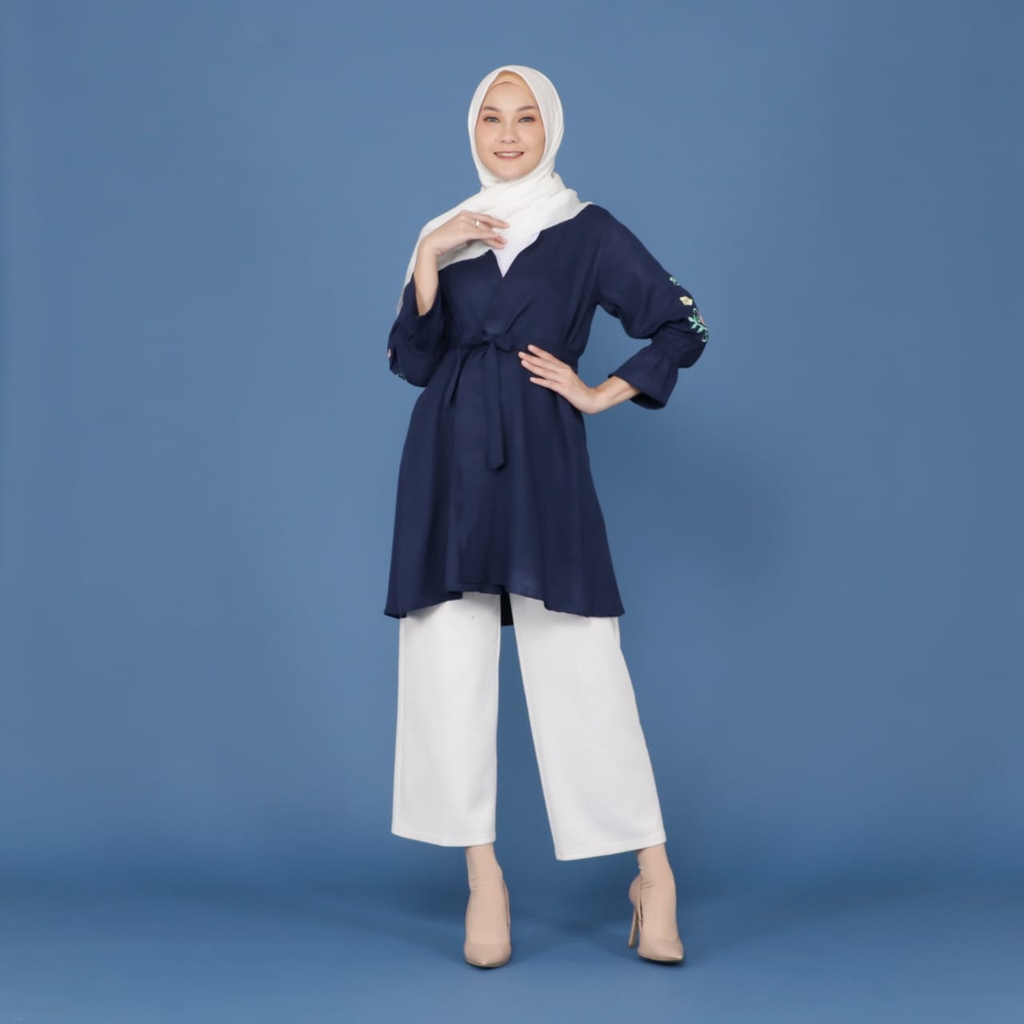 ZAHRA - Cardigan Wanita Muslim BORA CARDY BORDIR