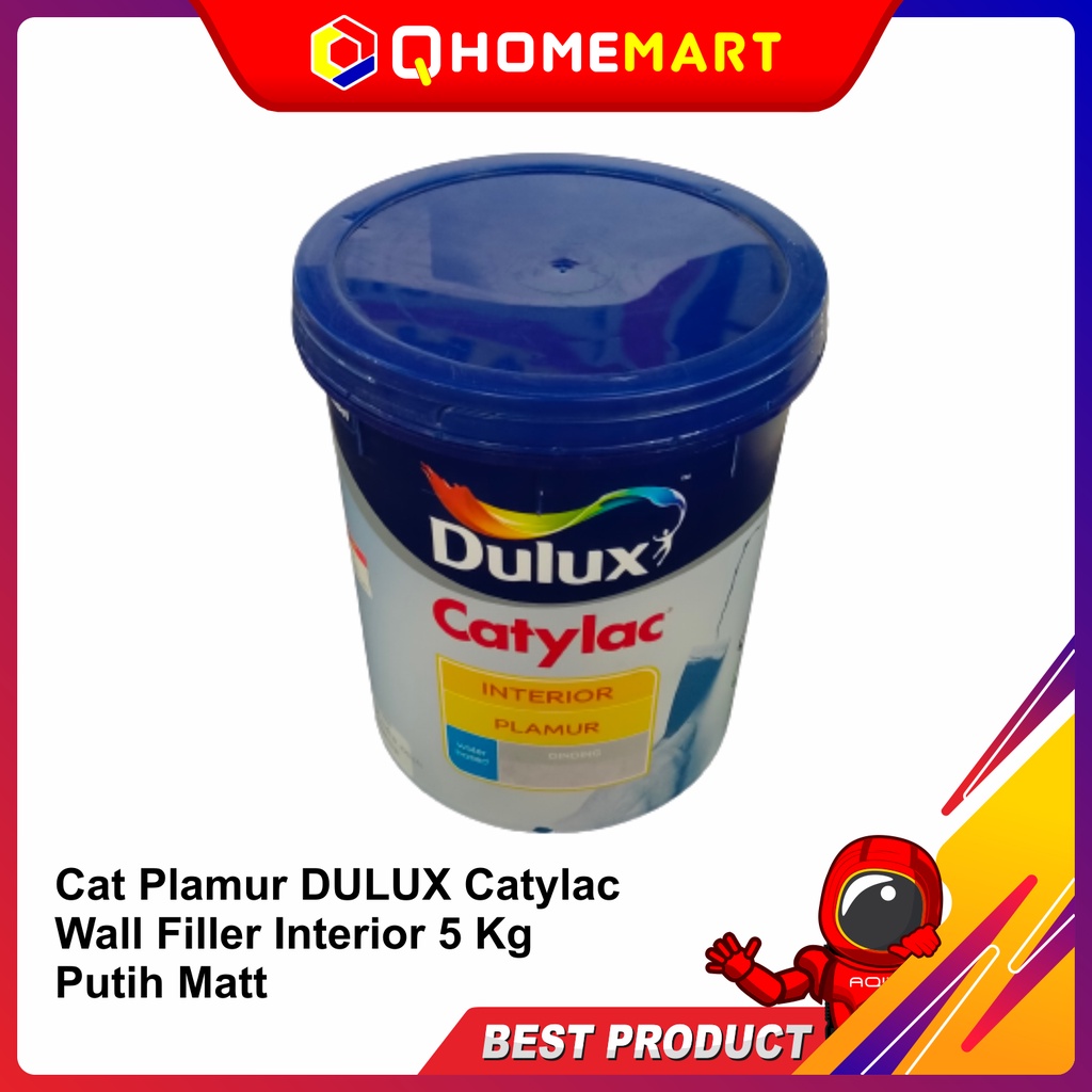 Jual Cat Plamur Dulux Catylac Wall Filler Interior 5 Kg Putih Matt Shopee Indonesia 6713