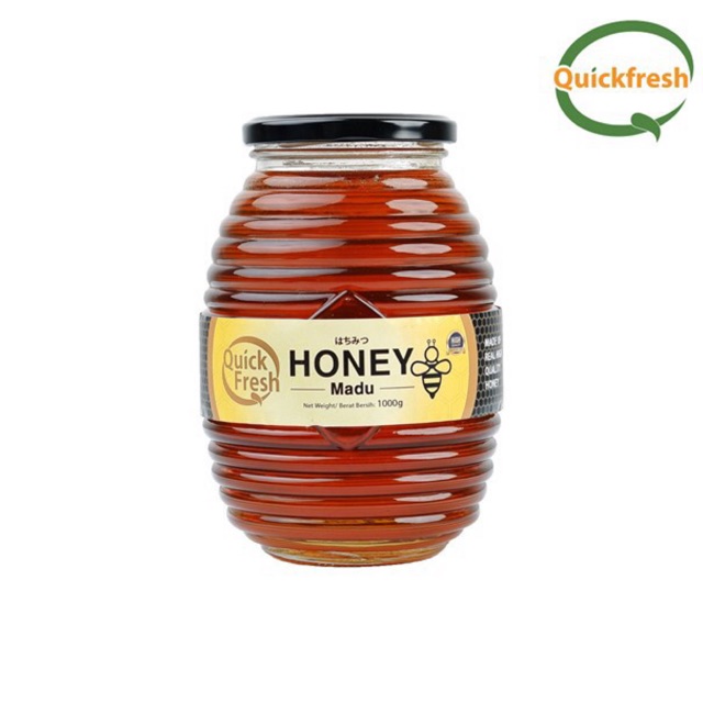

Quick Fresh Honey 1kg (Jar) (Khusus Gosend)