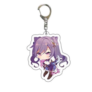 Magical Girl Raising Project Keychain Anime Figure Rubber Strap Charm Keyring 