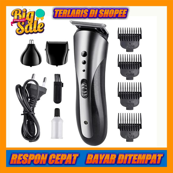 MESIN CUKUR RAMBUT CLIPPER KEMEI ALAT CUKUR JENGGOT KUMIS ALAT CUKUR CLIPPER KEMEI  S07