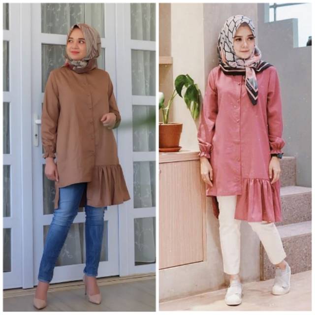 baju / aline top radwah / top, atasan, tunik, pakaian wanita atasan, baju atasan