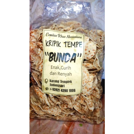 

KRIPIK TEMPE BUNDA ½Kg