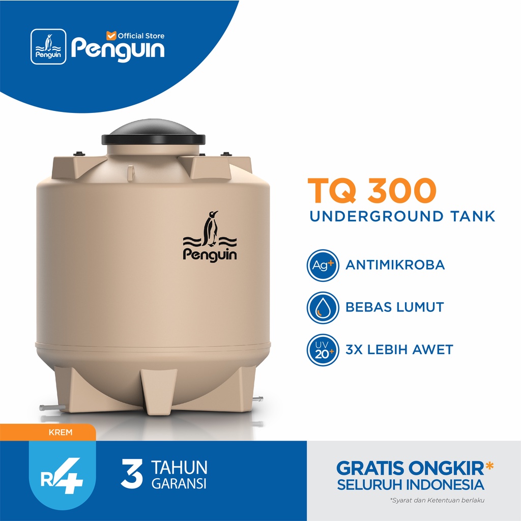 Penguin TQ-300 3000 Liter Toren Tandon Tangki Air Underground Tank
