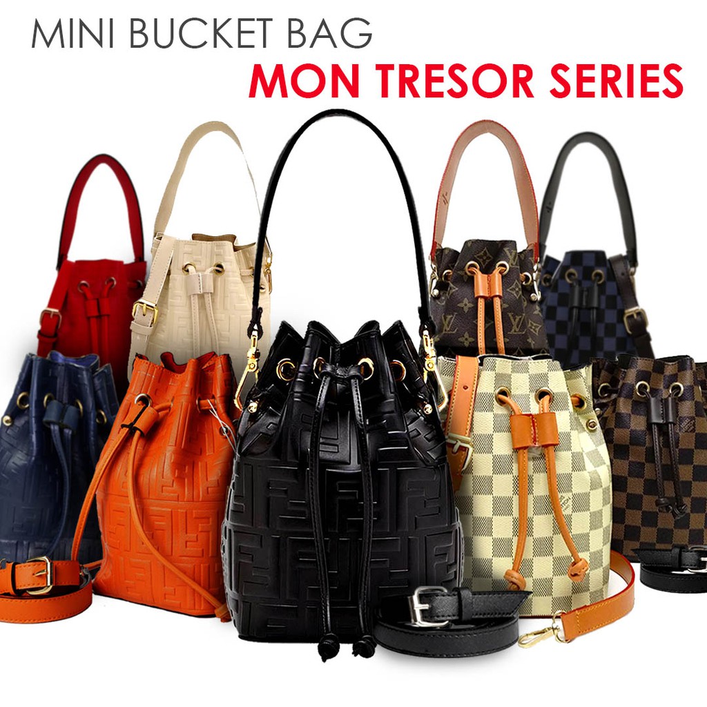 HANDBAGKU TAS SERUT MON TRESOR BUCKET BAG MINI MURAH 