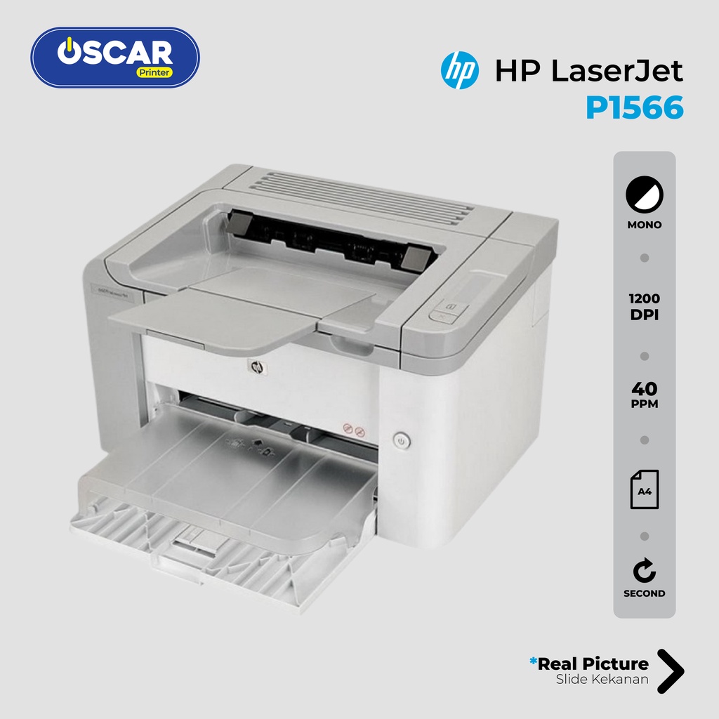 Printer HP LaserJet P1566 - Printer A4 F4 Monokrom