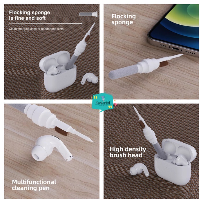 LENOVO Pen Cleaning Brush Pembersih Earphone TWS HP Airpods Tablet