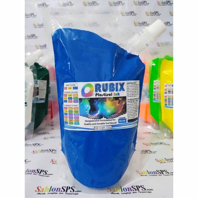 Tinta Sablon Distro Plastisol Sky Biru Blue