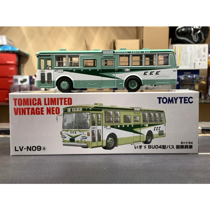 Tomica Limited Vintage Neo LV-N09a Isuzu BU04 Type Bus Kokusai Kogyo