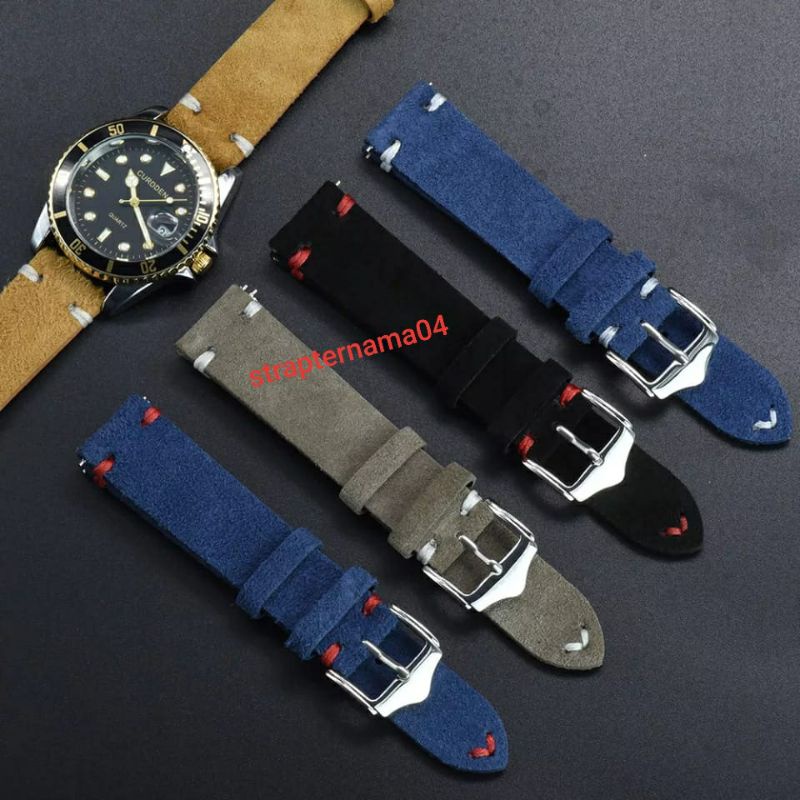 Strap Tali jam tangan kulit Leather strap Jam tangan 20mm 22mm
