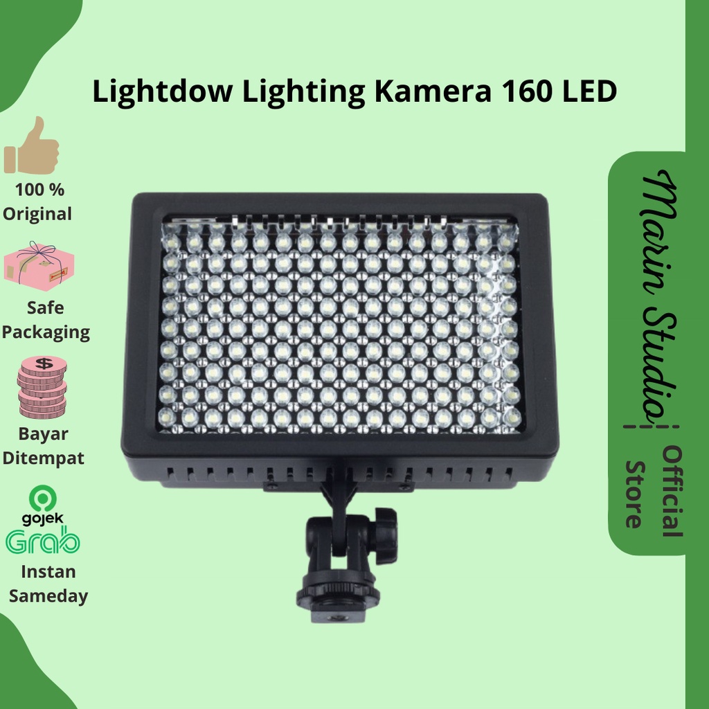 Flash Light LED Lighting Kamera 160 LED  Video lighting  Lightdow Lightning Kamera 160 Led Vlog