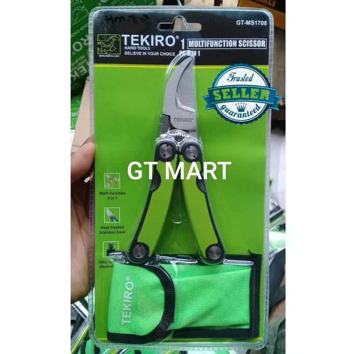 

TEKIRO GUNTING LIPAT MULTIFUNGSI 6 IN 1 MULTIFUNCTION SCISSOR