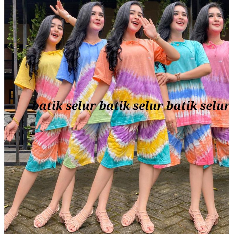 setelan kulot/piyama dewasa/baju tidur/baju wanita