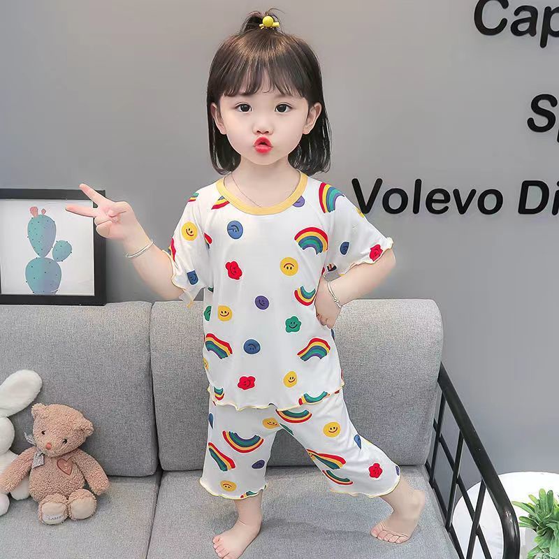 [PRINCESS KESLI] SIZE(90-140)Piyama lucu anak perempuan/bayi perempuan baju tidur/usia 1-9 tahun