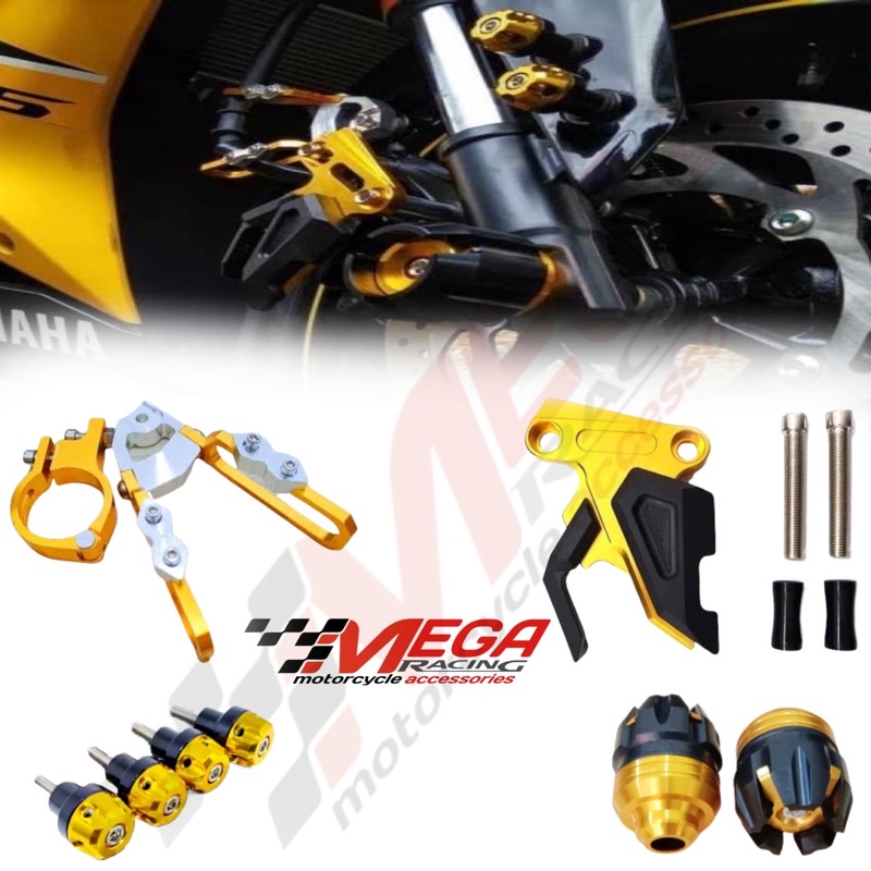 Paket 5 Variasi Nmax Motor Yamaha Kleman Selang Cnc V + 2 set Jalu Spakbord / knalpot + Jalu ad Jumbo Naga + Cover Kaliper Pala Babi Cakram Piringan - Nmax Old 2015 2019 Nmax New 2020 2021 lexi aerox vixion breket selang