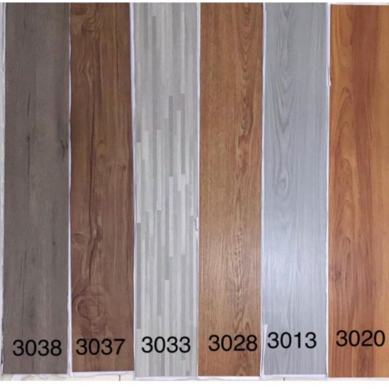 lantai vinyl kayu vynil lantai ukuran 45 5cm x 15 2cm tebal 2mm