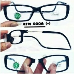 Kacamata baca plus magnet model kalung ATM 8006