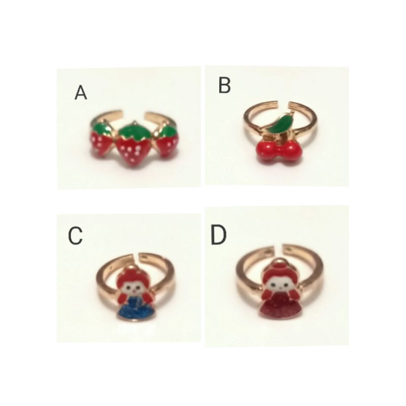 RTS55. Cincin xuping anak anak lapis emas