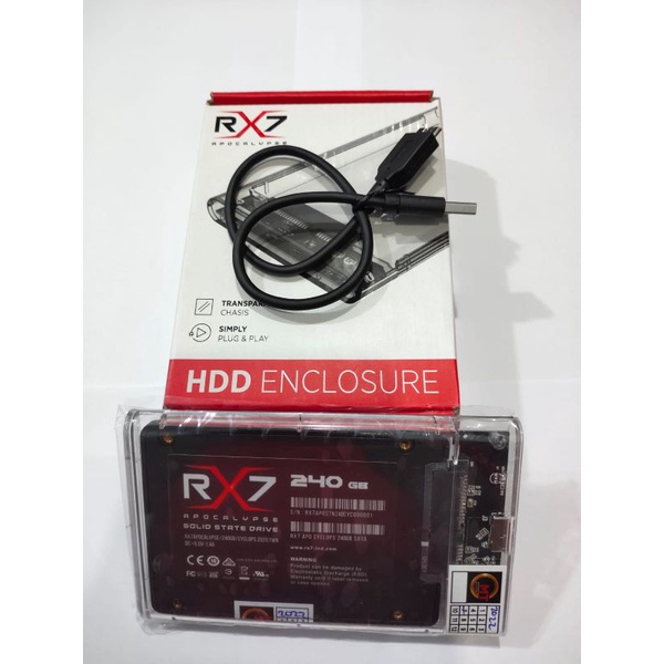 SSD EXTERNAL / PORTABLE / ENCLOSURE 240GB USB 3.0 RESMI