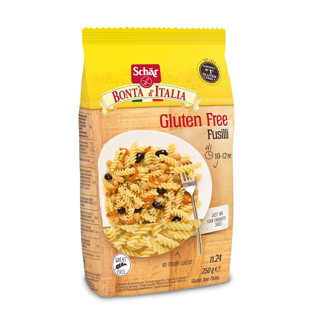 Schar Fusilli Pasta Gluten Free -- 12 oz (250gr)