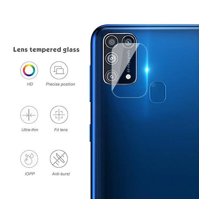 PAKET Tempered Glass Layar Clear dan Tempered Glass Camera Lens Samsung M31 2020