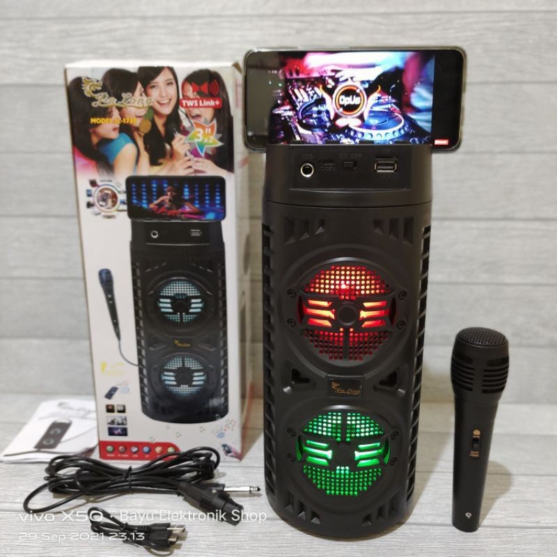 COD SPEAKER BLUETOOTH TERBARU JINLONG JL-1730 PLUS MIC KARAOKE//SPEAKER X-BASS//SPEAKER SALON AKTIF//SPEAKER KARAOKE//SPEAKER WIRELESS