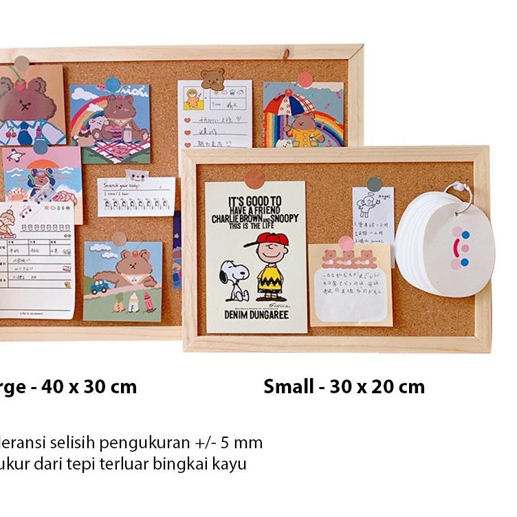 

Premium INS WIND WOODEN CORK BOARD - PIN BOARD - PAPAN TEMPEL KAYU,.