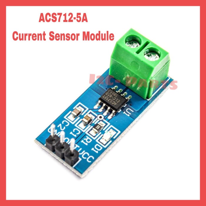 ACS712 5A Range Hall Effect Current Sensor Arus ACS 712 Module