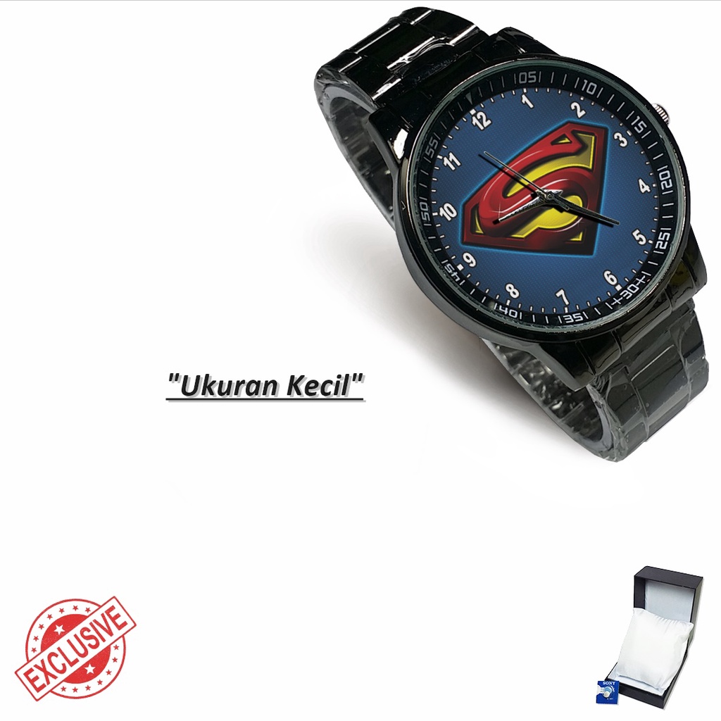 Jam Tangan Rantai Couple SUPERMAN MOTIF 2 (Special)