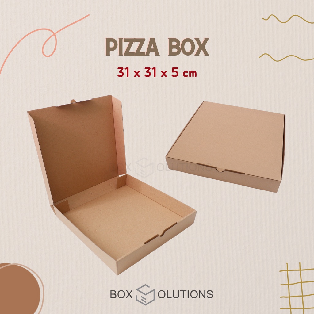 

dus / dos / box pizza / bingkai foto e-flute corrugated 31 x 31 x 5 cm (HIGH QUALITY) 3PLY