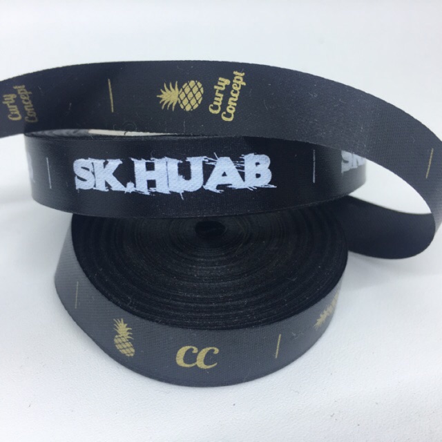 

Pita Label Satin 1,2cm (1/2 inch) Panjang 20 METER
