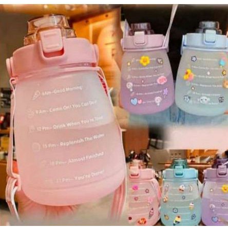 BOTOL 1300ML VIRAL BPA FREE / BOTOL PELANGI 1300ML / BOTOL GEMOY