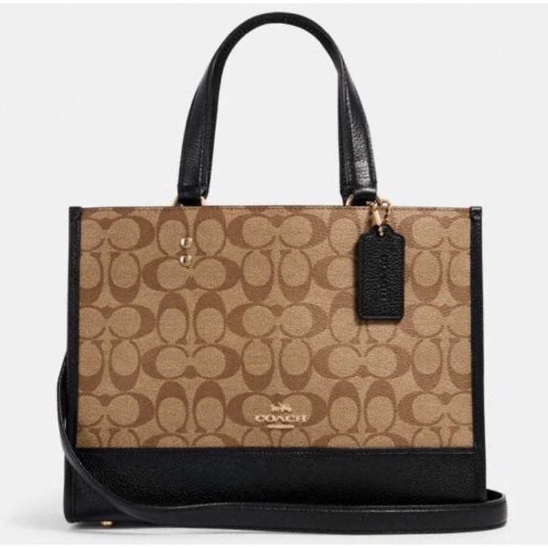 DEMPSEY CARRYALL IN SIGNATURE CANVAS (COACH 1955)