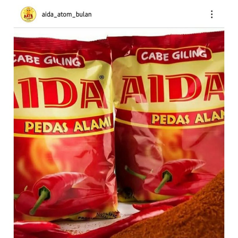 

Cabe giling/ cabe bubuk AIDA 500g