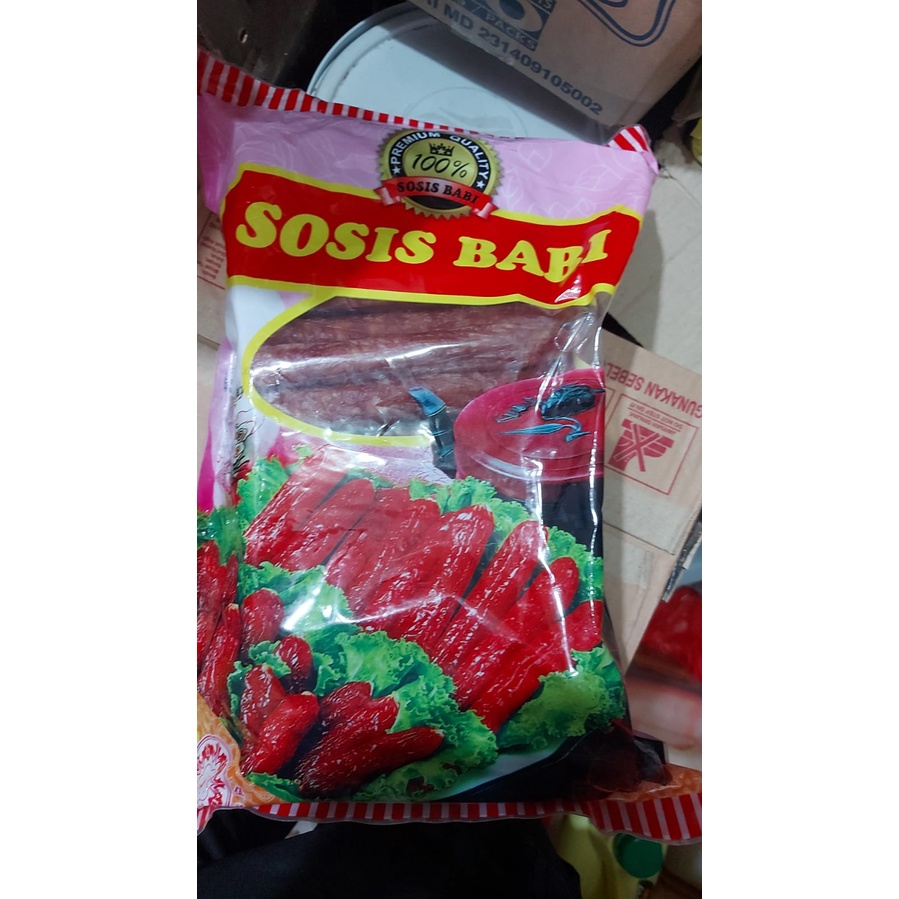 Sosis Babi Cap Kelawar isi 5 Pcs / pack