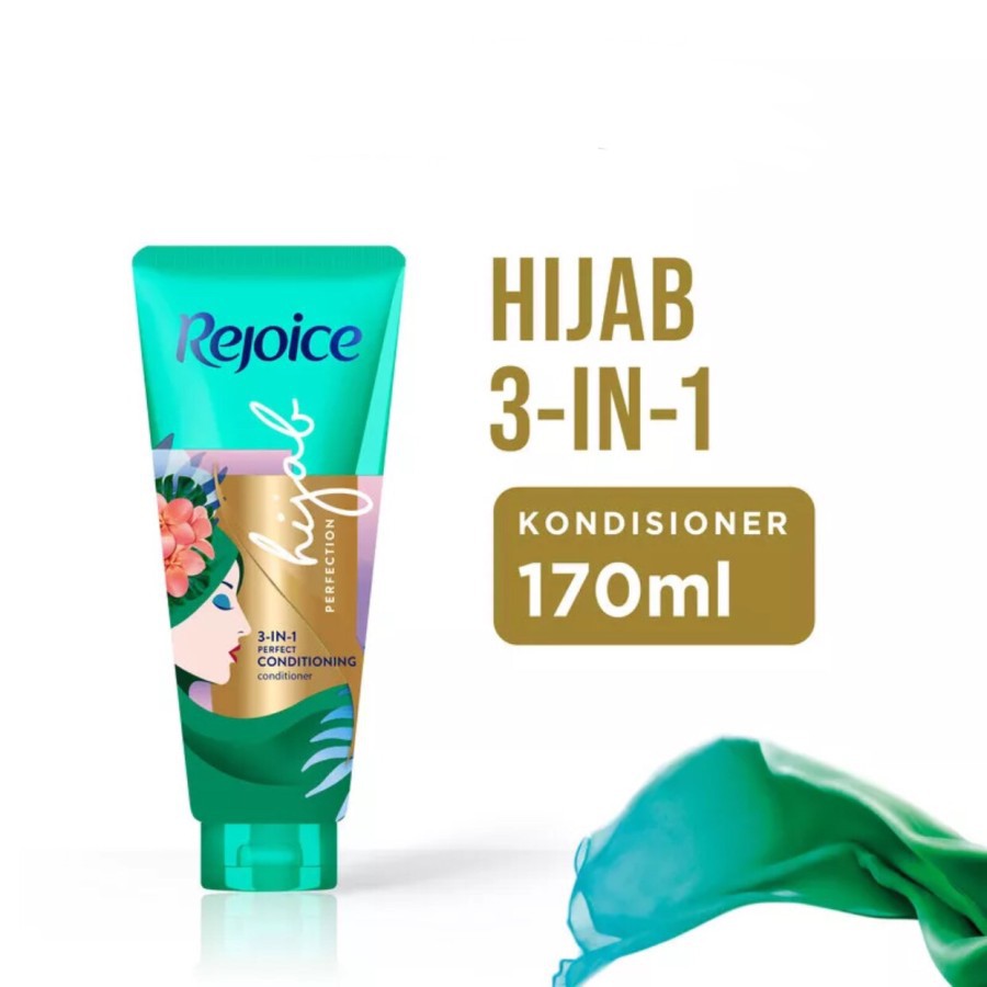 Conditioner Rejoice 3 in 1 Hijab Perfect Cool 170ml / Kondisioner Rejoice Hijab 170 ml