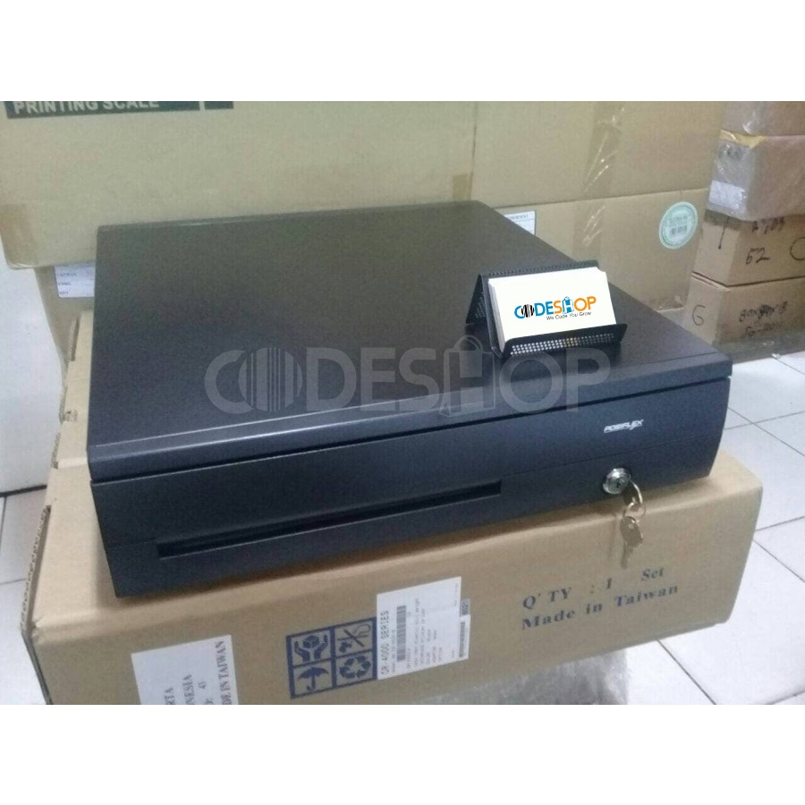 Cash Drawer Posiflex CR4100 RJ11 Laci Uang Besar